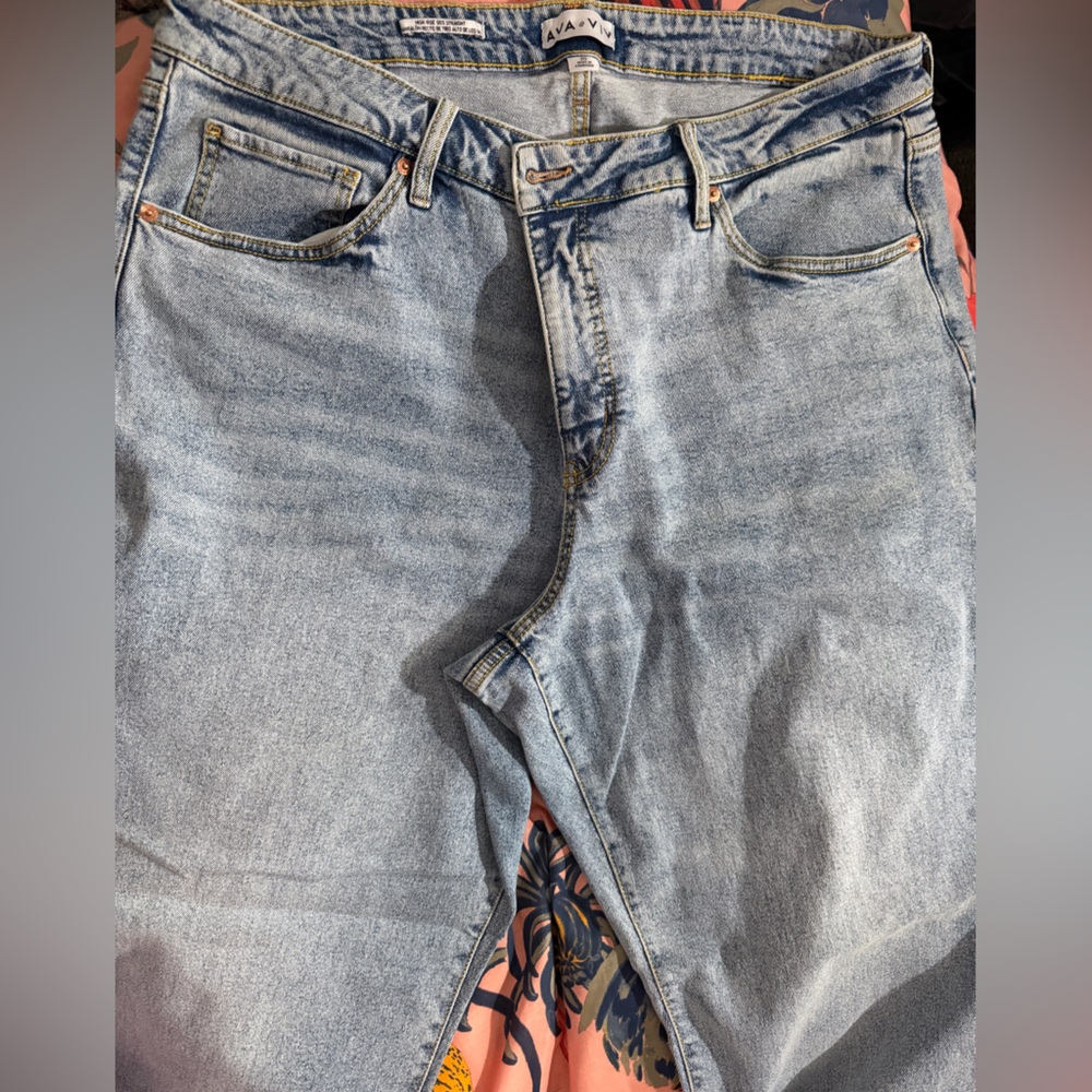 Ava & Viv Blue Denim Jeans, size 20